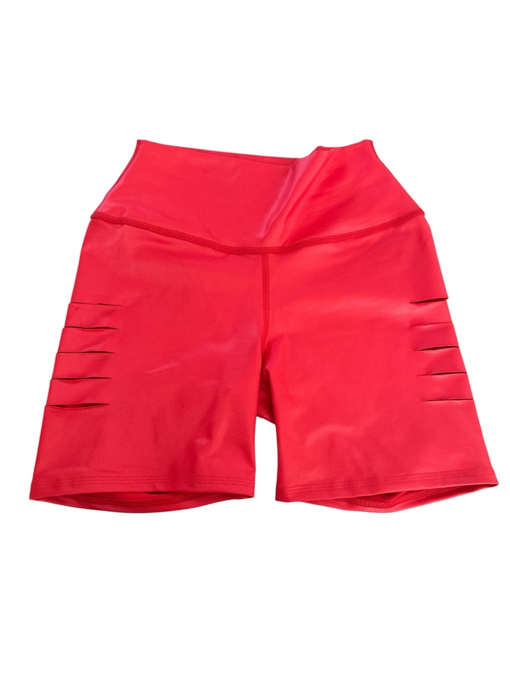 Glossy High-Waist Zumba Bikers